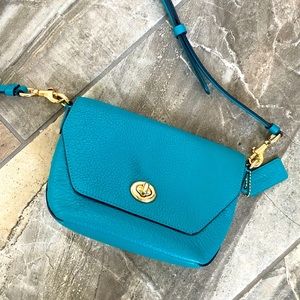 COACH crossbody bag pebbled leather